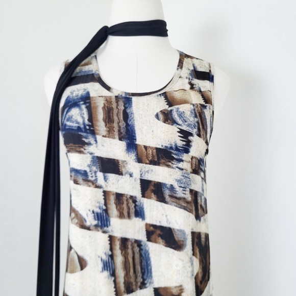 *Free With Purchase* Y2K Abstract Midi Dress Lola Rose - Picture 3 of 10